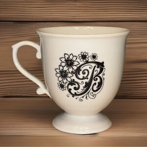 Anthropologie "B" Missus Monogram Mug